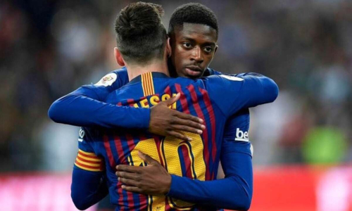 Дембеле озвучил реакцию Месси на «Золотой мяч»