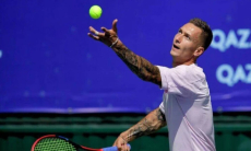 Казахстанский теннисист повесил «баранку» узбекистанцу в финале