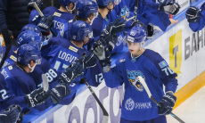 Шайба хоккеиста «Барыса» попала в топ-10 голов недели в КХЛ. Видео