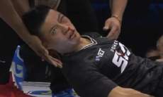 Казахстанец убойным нокаутом дебютировал в лиге президента UFC. Видео