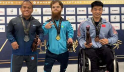 Казахстанский тяжелоатлет стал трехкратным чемпионом мира