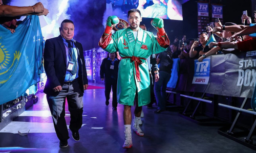 Названа точная дата боя Жанибека Алимханулы за три титула чемпиона мира