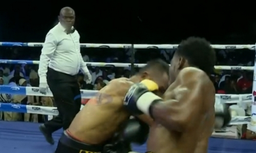 Боксёрский бой обернулся сенсационным нокаутом. Видео