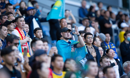 Фанаты сборной Казахстана по футболу