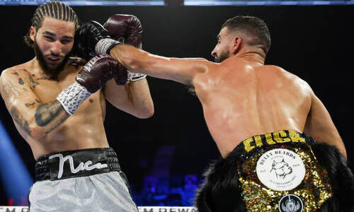 Внук легендарного Мохаммеда Али провел бой на международном турнире