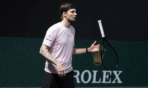 Курьез произошел во время матча Александра Бублика