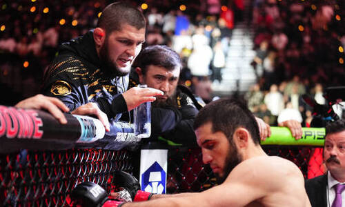 Хабиб Нурмагомедов оценил шансы Ислама Махачева перед титульным боем UFC