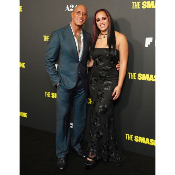 Дуэйн Джонсон пришёл на премьеру с дочерью. Фото