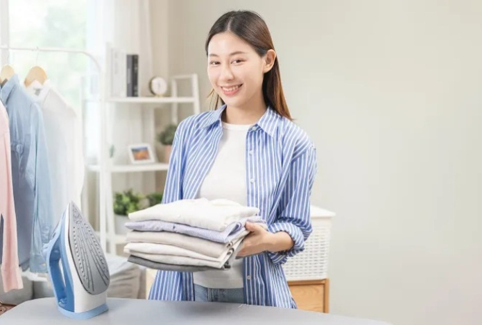 Как погладить вещи без утюга