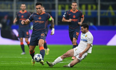 Закончился первый тайм матча «Интер» — «Кайрат»