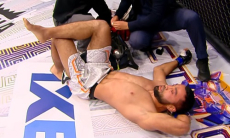 Тяжелым нокаутом в первом раунде закончился бой Казахстан — Узбекистан в ММА. Видео