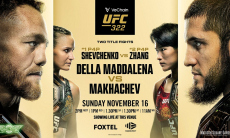 Объявлен полный состав пар турнира UFC 322 c боем Махачева за титул в весе Рахмонова