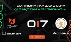 Видеообзор разгромного матча чемпионата Казахстана с семью голами 