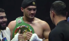 Дисквалифицированный за допинг чемпион Олимпиады-2024 из Узбекистана нокаутом выиграл титул WBC