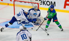 Фоторепортаж с матча КХЛ «Салават Юлаев» — «Барыс» 7:4