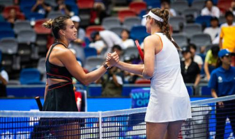 Елена Рыбакина — Арина Соболенко: прямая трансляция финала Итогового турнира WTA