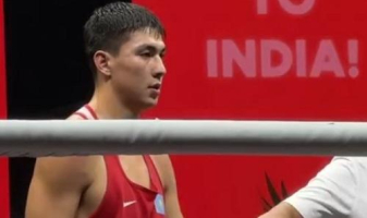 Прямая трансляция четырех боев Казахстана в полуфинале Кубка мира по боксу