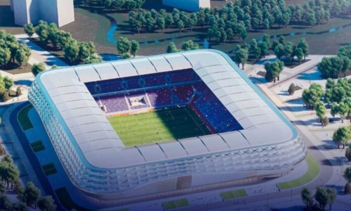 Акимат оправдался за срыв строительства уникального футбольного стадиона в Казахстане