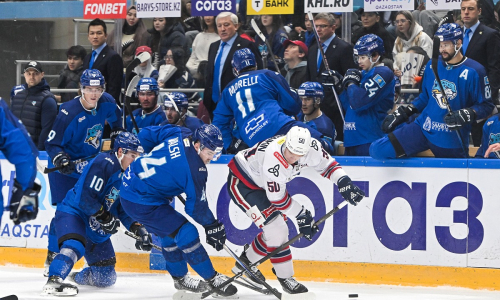 Казахстанцев из «Барыса» похвалили после четвертого подряд поражения в КХЛ