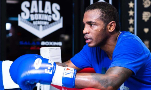 Эрисланди Лара обратился к Жанибеку Алимханулы перед боем за три титула