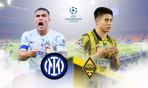 В России назвали точный счет матча «Интер» — «Кайрат»