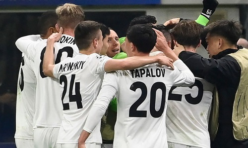 Назван лучший игрок «Кайрата» в матче с «Интером» в Лиге Чемпионов