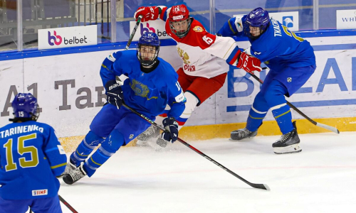 Разгромом закончился матч Россия — Казахстан на международном турнире