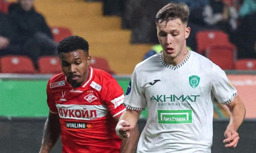 Тремя голами обернулся матч «Ахмат» — «Спартак» с участием Самородова