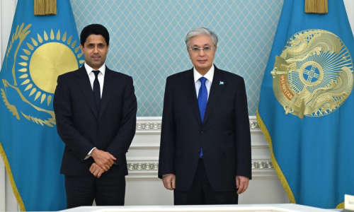 Касым-Жомарт Токаев принял президента «ПСЖ»