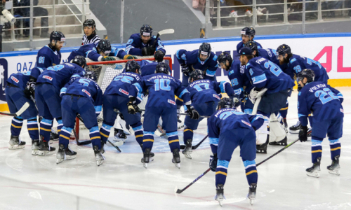 Сборная Казахстана по хоккею начала подготовку к чемпионату Азии