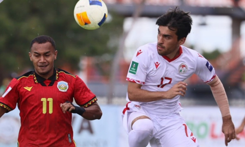 Со счётом 0:5 закончился матч сборной Таджикистана по футболу