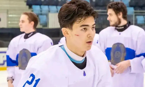 Разгромом завершился матч с участием казахстанского хоккеиста в Европе