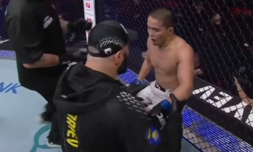 «Просто уничтожь его». Появилось видео мощной мотивации Асу Алмабаева перед финальным раундом боя в UFC