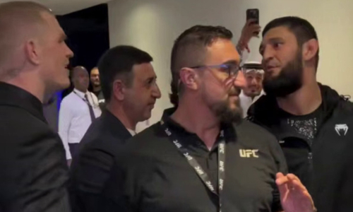 Чимаев и Гэрри сцепились после турнира UFC в Катаре. Видео