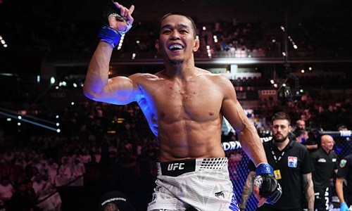 Алмабаев опубликовал пост после яркой победы в UFC