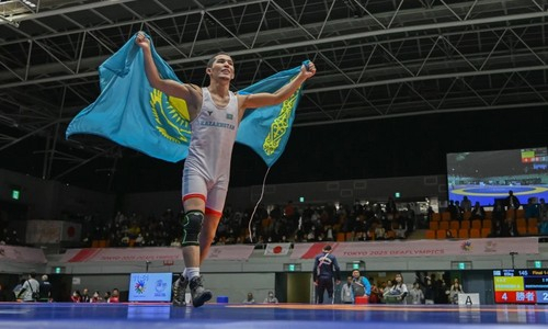 Казахстанский борец стал чемпионом Сурдлимпийских игр в Токио