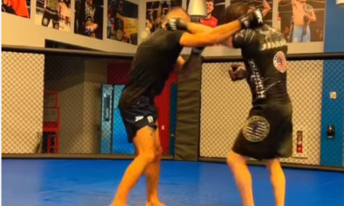 Жалгас Жумагулов провел спарринг с чемпионом UFC. Видео