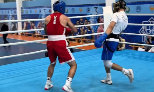 Профи из сборной Казахстана показал класс титулованному узбекистанцу. Видео