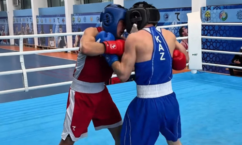 Двукратный чемпион Казахстана и казах из сборной Узбекистана устроили жесткий спарринг. Видео