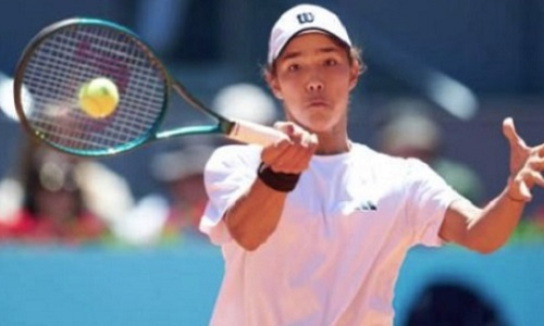 Разгромом закончился матч за финал восходящей звезды казахстанского тенниса