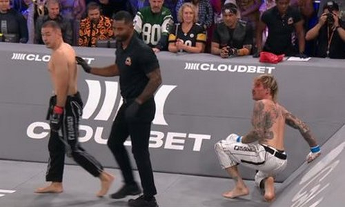 Дамир Исмагулов ярким нокаутом в первом раунде дебютировал в новой лиге. Видео