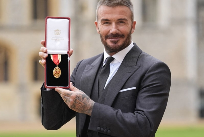 Король Чарльз III присвоил титул рыцаря Дэвиду Бекхэму