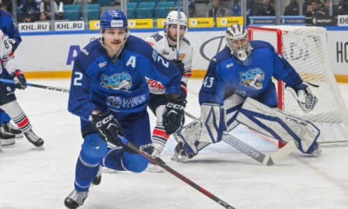 Фоторепортаж с матча КХЛ «Барыс» — «Металлург» 1:4