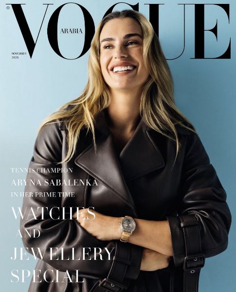 Арина Соболенко появилась на обложке журнала Vogue Arabia
