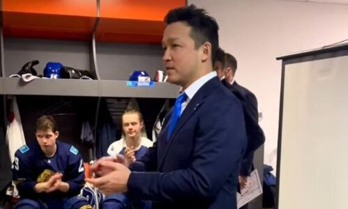 Видео победной раздевалки сборной Казахстана после разгрома