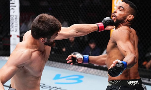 Победой за 33 секунды закончился бой турнира UFC с участием двух казахстанцев. Видео