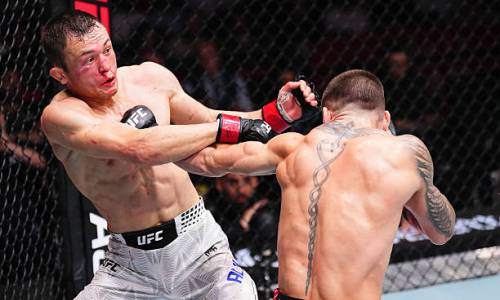 Алмахан в кровавой рубке уступил брату Илии Топурии на историческом турнире UFC. Это не трагедия, но выводы Бекзату нужно сделать
