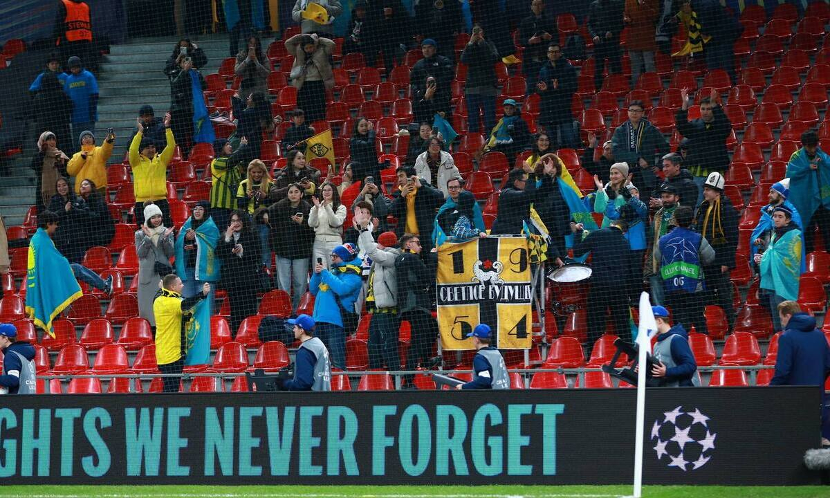 Сколько фанатов «Кайрата» прилетели на матч против «Копенгагена»