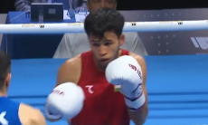 Разгромом закончился первый бой чемпиона Азии из Узбекистана на ЧМ-2025 по боксу