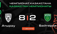 Видеообзор матча чемпионата Казахстана с 11-ю голами 